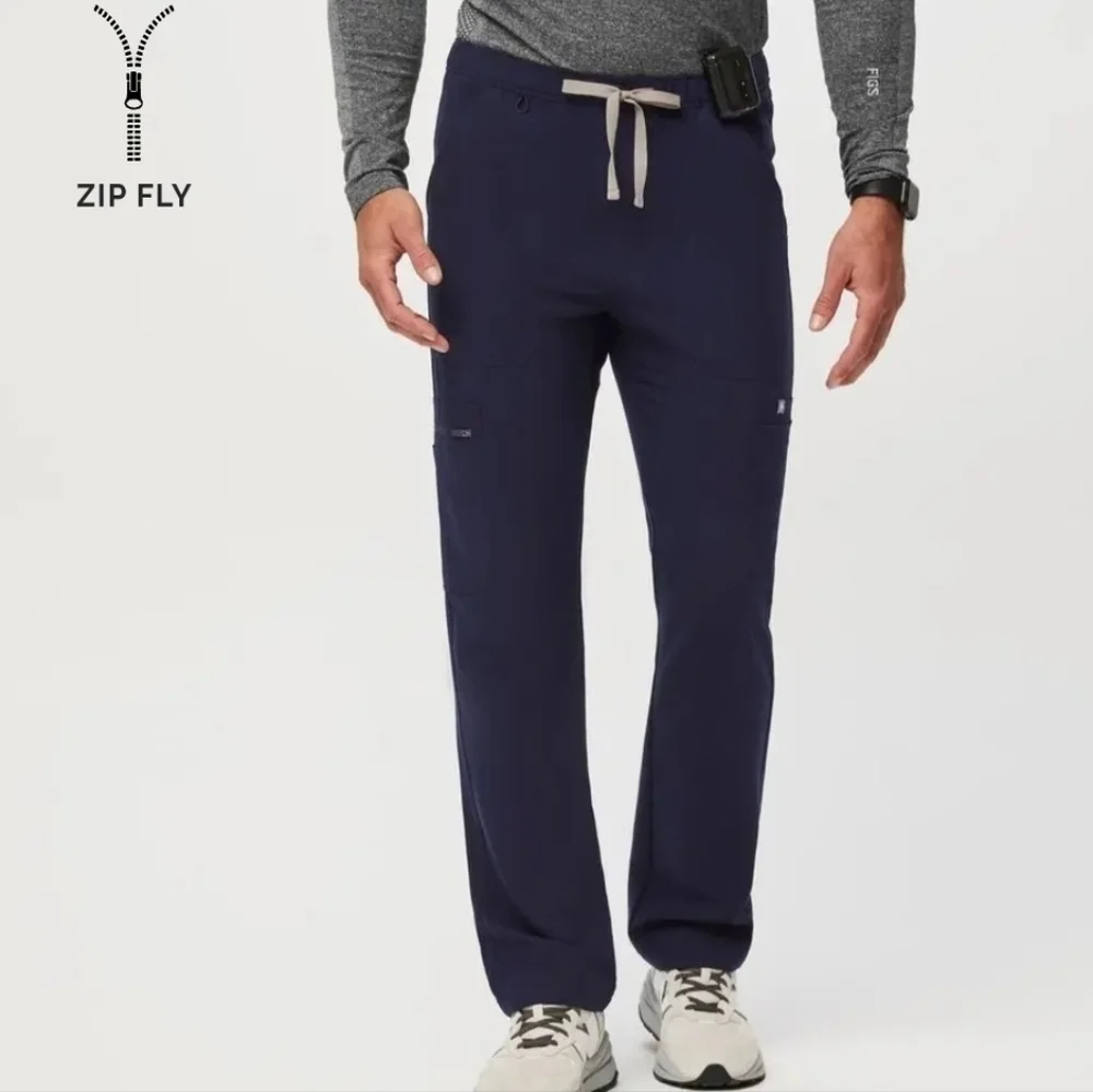 Figs Cairo Cargo Navy Blue Scrub Pants, XL
